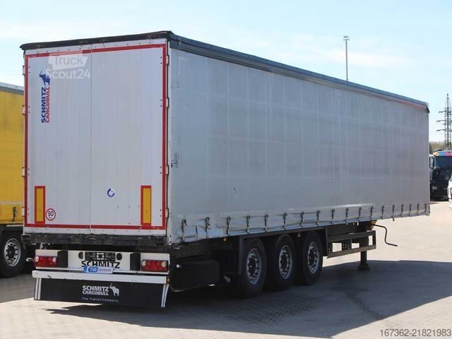 Brandalı açık yarı römork SCHMITZ CARGOBULL SCS 24/L - 13, MULTILOCK, LIFTING AXLE