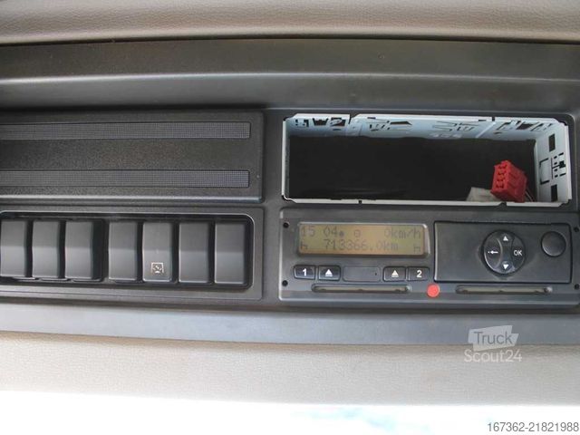 Nákladné auto s plochou korbou a plachtou DAF FA LF45, EURO 5, SIDEWALLS, TAIL LIFT