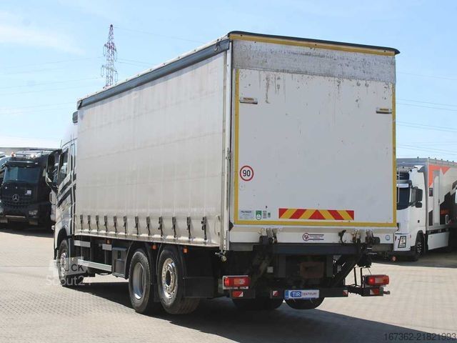 Platformas kravas automašīna ar tentu VOLVO FH 460, EURO 6, I-PARK COOL, VEB +, TAIL LIFT