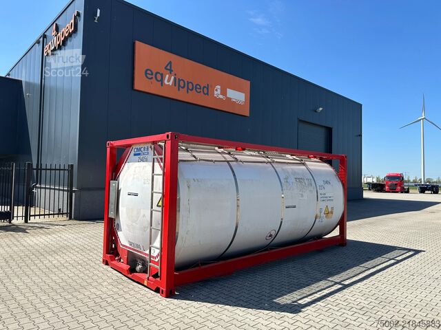 Säiliökontti CIMC 20FT ISO / 25.080L / 1-COMP. / BAFFLES / UN PO...