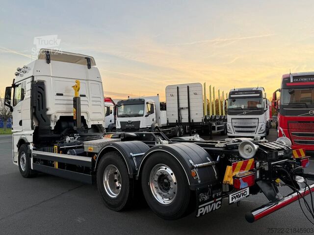 System med krogarm MAN TGX 26.540 6x2 LL Abroller Hyva Titanium