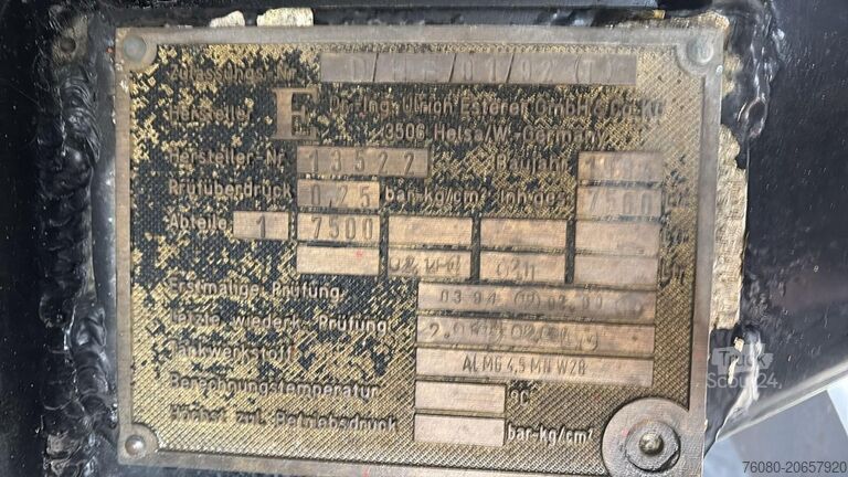 Camion-citerne MAN 10.153 (7500L / FULL STEEL / LAMES / BOITE MANU...