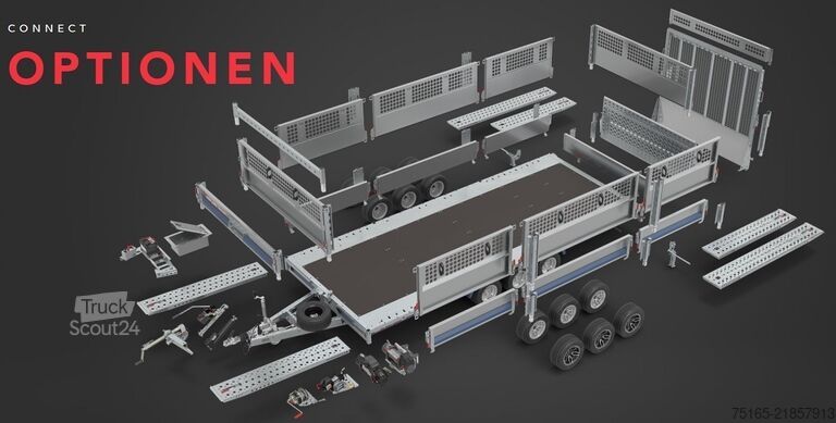 Plattformanhänger und Universaltransporter Brian James Connect 476-5522-35-3-10 Plattform/Universaltran