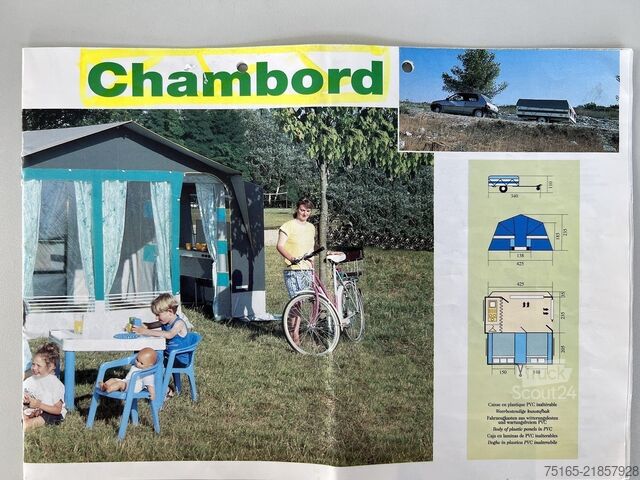 Speciální přívěsy a další vozidla andere Chambord Campinganhänger
