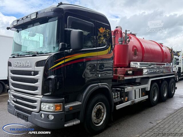 Sugekøretøj Scania G480 8x4, Naafreductie, 199.500 km, Kipper