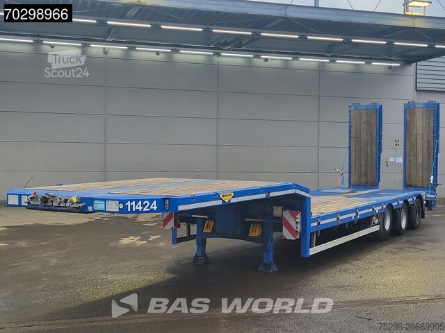 Низкий погрузчик Broshuis 3ASD-18-30/0 Lift + Steering Axle Hydraulic Ramps