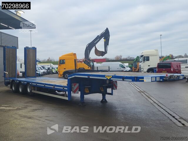 Низкий погрузчик Broshuis 3ASD-18-30/0 Lift + Steering Axle Hydraulic Ramps