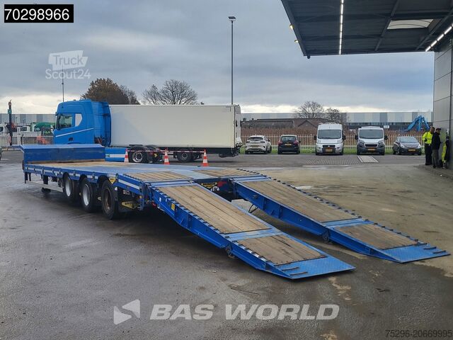 Низкий погрузчик Broshuis 3ASD-18-30/0 Lift + Steering Axle Hydraulic Ramps