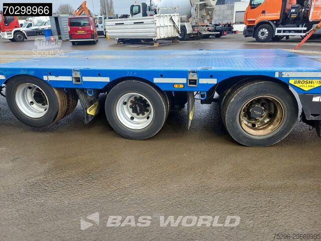 Низкий погрузчик Broshuis 3ASD-18-30/0 Lift + Steering Axle Hydraulic Ramps
