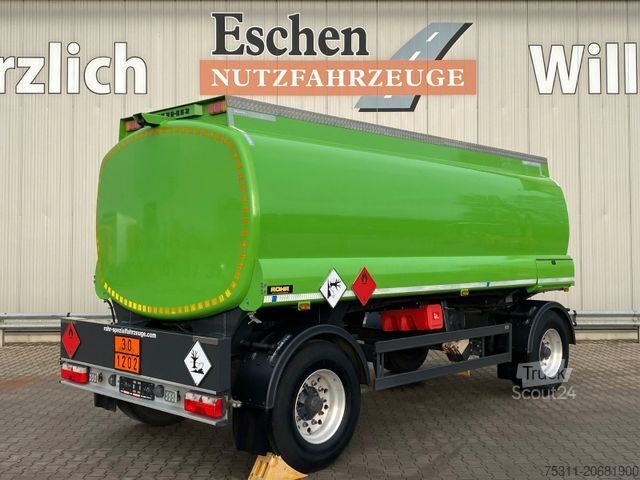 Tanktrailer ROHR Anhänger A3| 3x Kammern*Oben/Unten*Luft*ALU*BPW