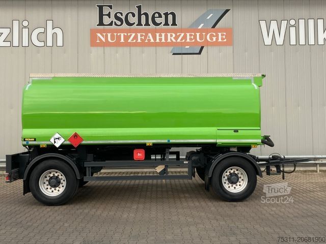 Tanktrailer ROHR Anhänger A3| 3x Kammern*Oben/Unten*Luft*ALU*BPW