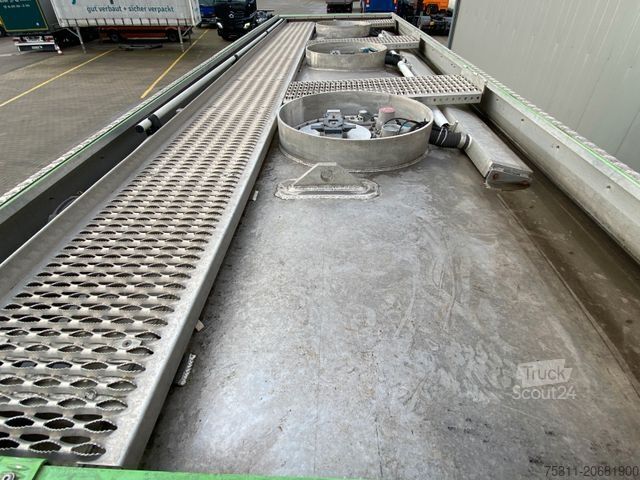 Tanktrailer ROHR Anhänger A3| 3x Kammern*Oben/Unten*Luft*ALU*BPW