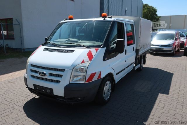 Perdeli panelvan FORD Transit Pritsche Plane DoKa 6 Sitzer FN: 211
