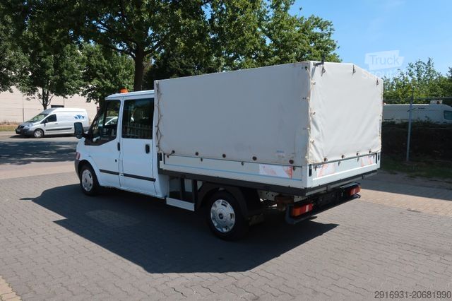 Perdeli panelvan FORD Transit Pritsche Plane DoKa 6 Sitzer FN: 211