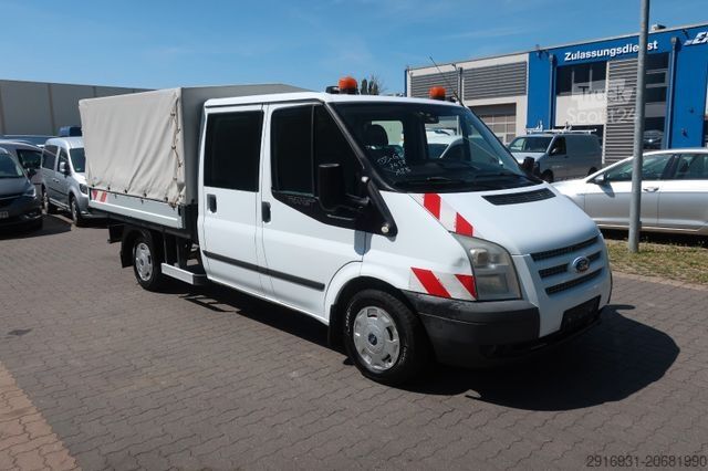 Perdeli panelvan FORD Transit Pritsche Plane DoKa 6 Sitzer FN: 211