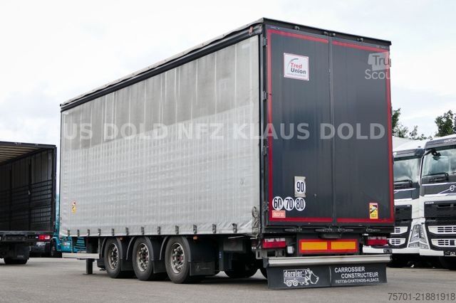 Otvorena prikolica sa ceradom LECITRAILER R3EC Pritsche Plane SAF Achsen