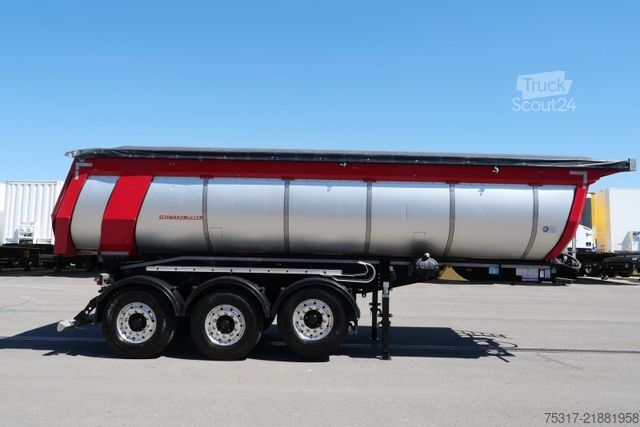 مقطورة نصف قلابة SCHWARZMÜLLER HARDOX MULDE / THERMO /25m³ 5 mm BPW /ALUFELGEN