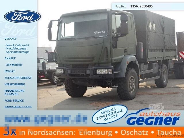 Avolava kuorma-auto IVECO EuroCargo 100E 22WS 2t HümS  4x4 Single Berreif