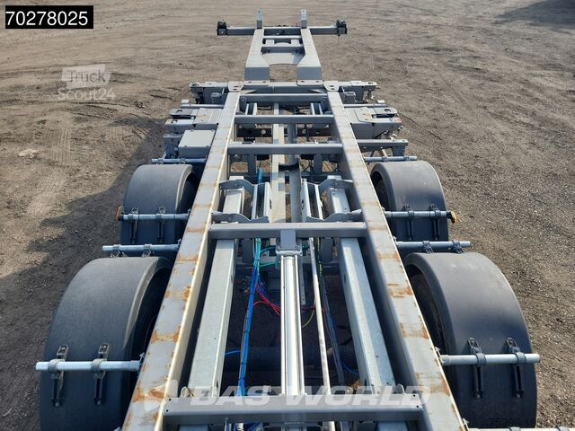 Containertransport Lecitrailer SR3EC 3 axles UNUSED Liftachse Multi'45