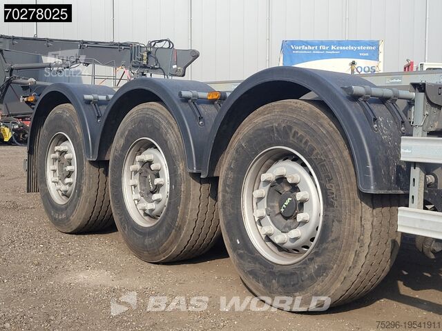 Containertransport Lecitrailer SR3EC 3 axles UNUSED Liftachse Multi'45