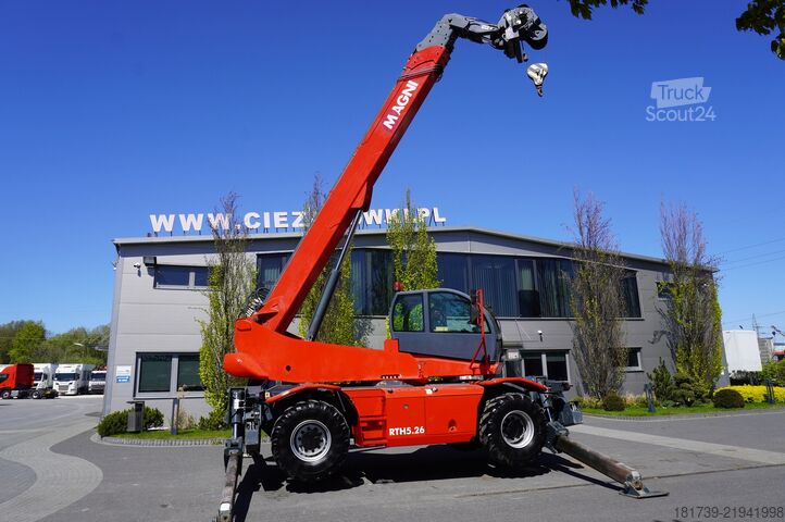 Teleszkópos rakodó MAGNI RTH 5.26 telescopic loader / Range 26 m