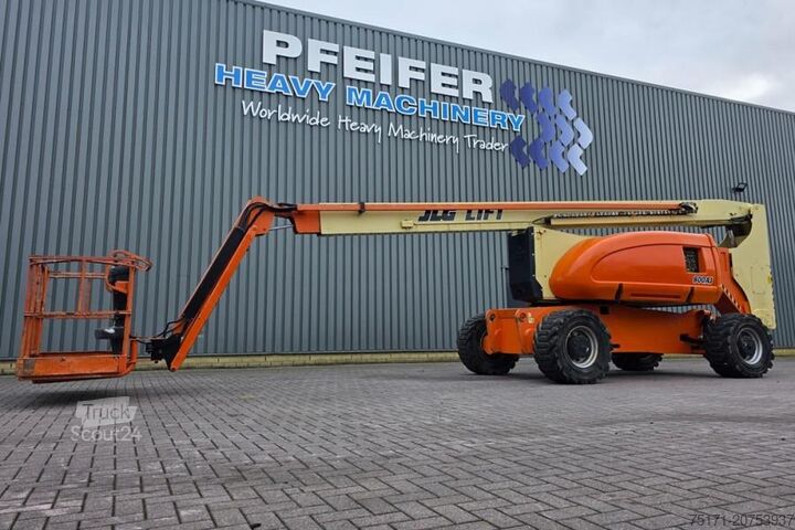 Scharnierende telescopische hoogwerker JLG 800AJ Diesel, 4x4x4 Drive, 26.5m Working Height, 1