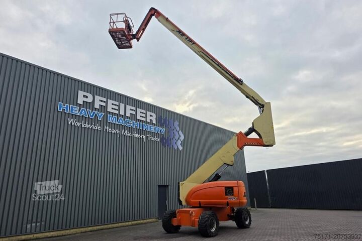 Scharnierende telescopische hoogwerker JLG 800AJ Diesel, 4x4x4 Drive, 26.5m Working Height, 1