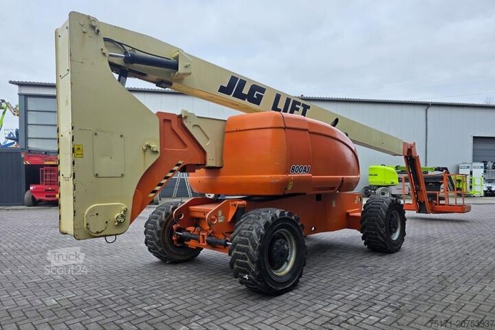 Scharnierende telescopische hoogwerker JLG 800AJ Diesel, 4x4x4 Drive, 26.5m Working Height, 1
