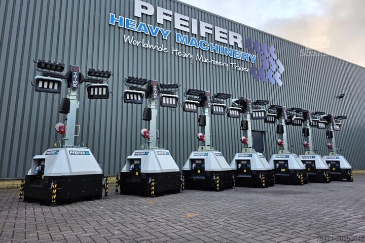 Lichtturm Trime X-Mast 4 × 320W LED Valid Inspection, *Guarantee!