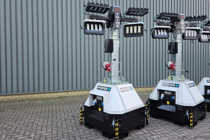 Lichtturm Trime X-Mast 4 × 320W LED Valid Inspection, *Guarantee!