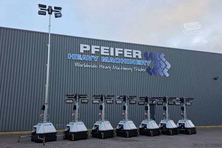 Lichtturm Trime X-Mast 4 × 320W LED Valid Inspection, *Guarantee!