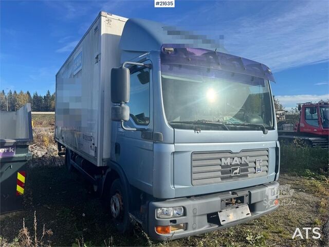 Box body MAN TGL 8.180 4x2 Box Truck.