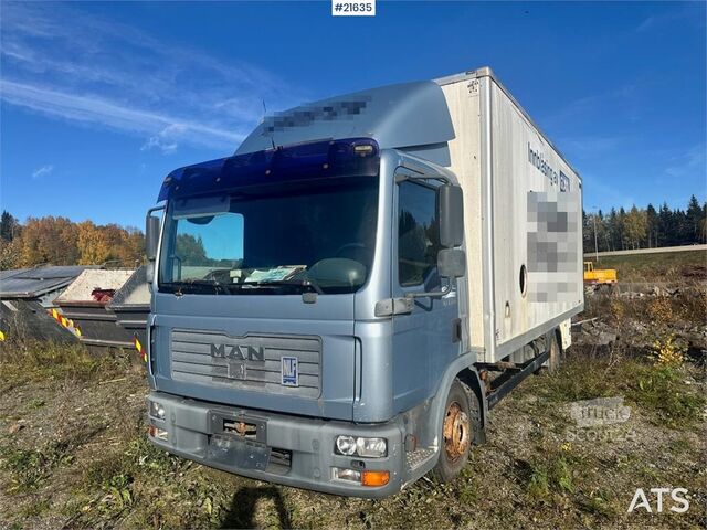 Box body MAN TGL 8.180 4x2 Box Truck.