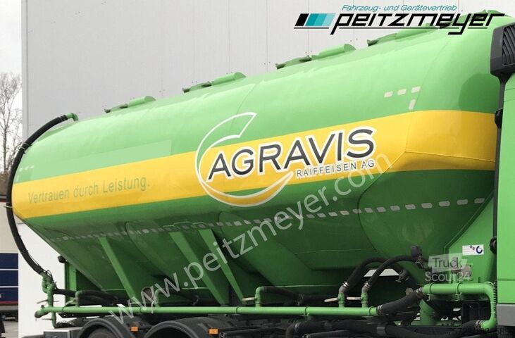 LKW mit Tankaufbau SILOAUFBAU 31 m³, 5 Kammern, Schiebedeckel