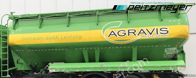 LKW mit Tankaufbau  SILOAUFBAU 31 m³, 5 Kammern, Schiebedeckel