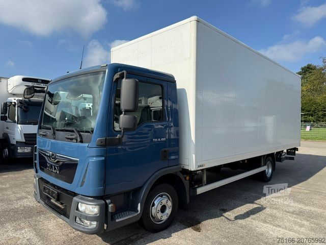 Furgone chiuso MAN TGL 8.180 Koffer 6,50 m LBW 1,5 T*Diff-Sperre HA