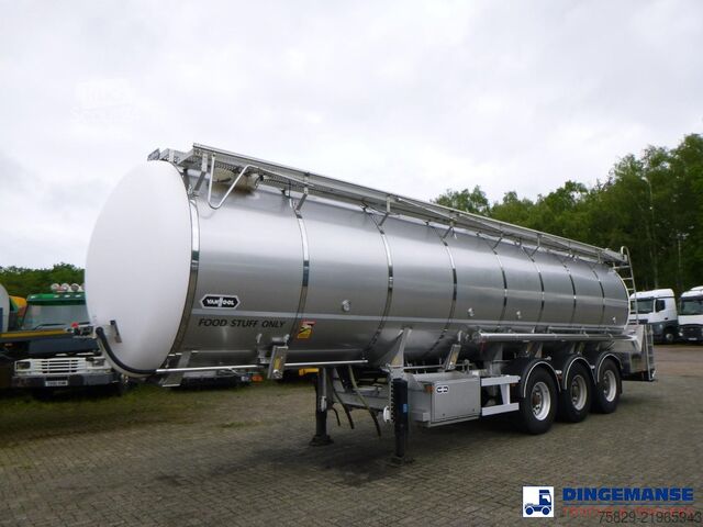 Rezervoar Van Hool Food tank inox 36 m3 / 4 comp + pump