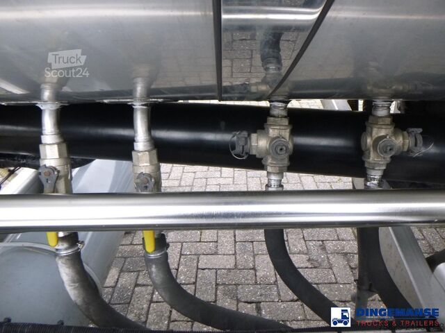 δεξαμενή Van Hool Food tank inox 36 m3 / 4 comp + pump