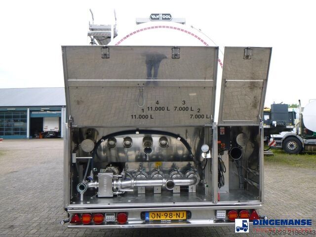 δεξαμενή Van Hool Food tank inox 36 m3 / 4 comp + pump