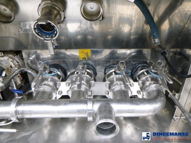 δεξαμενή Van Hool Food tank inox 36 m3 / 4 comp + pump