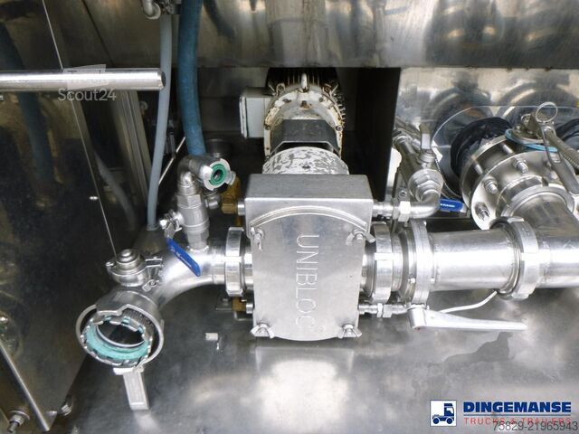 δεξαμενή Van Hool Food tank inox 36 m3 / 4 comp + pump