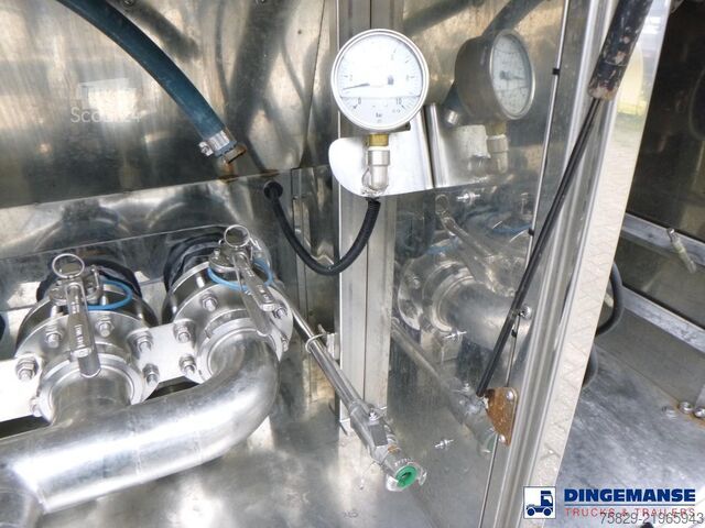 δεξαμενή Van Hool Food tank inox 36 m3 / 4 comp + pump