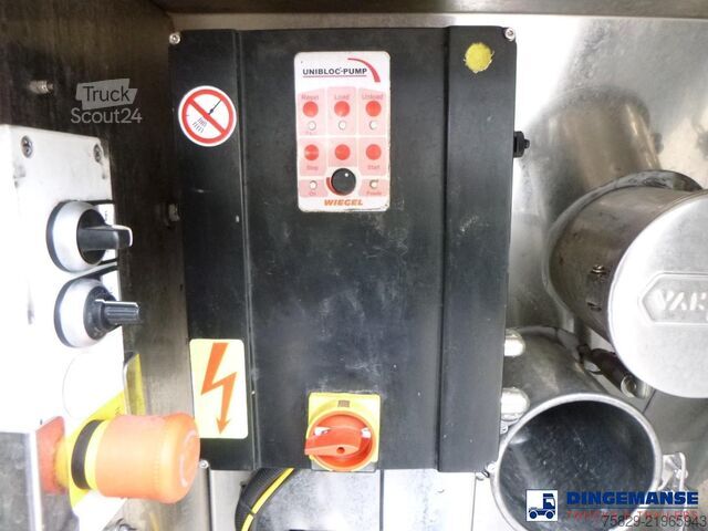 δεξαμενή Van Hool Food tank inox 36 m3 / 4 comp + pump