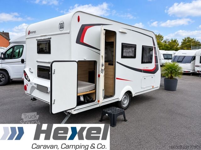 Caravan STERCKEMAN Easy 380CE 1.300 kg, Etagenbetten hinten