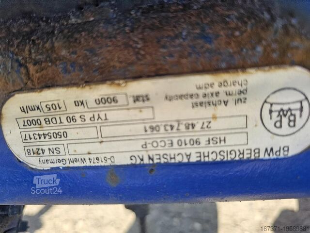 Achse BPW HSF 9010 ECO-P