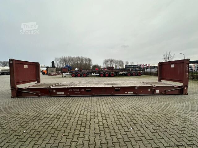 Contentores planos CIMC 40FT FLATRACK FLUSH FOLDING / CSC-test: 12/2027...