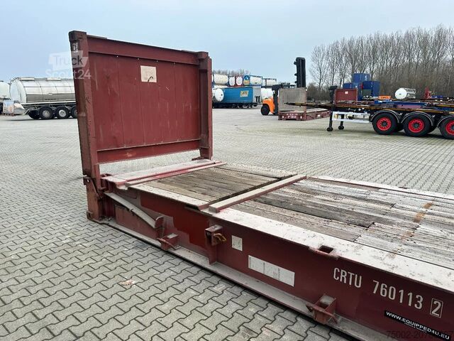 Contentores planos CIMC 40FT FLATRACK FLUSH FOLDING / CSC-test: 12/2027...
