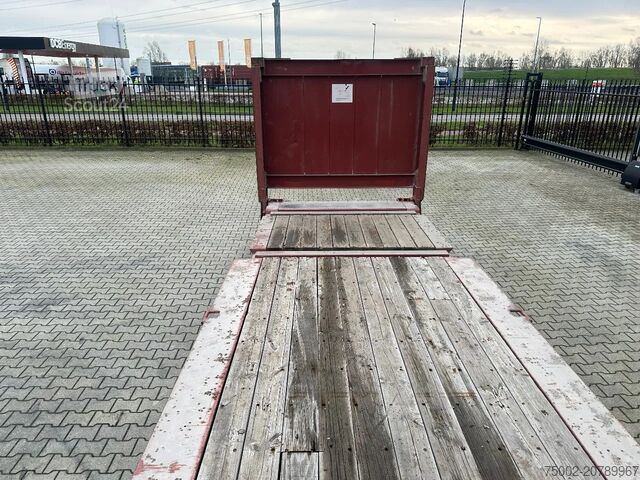 Contentores planos CIMC 40FT FLATRACK FLUSH FOLDING / CSC-test: 12/2027...