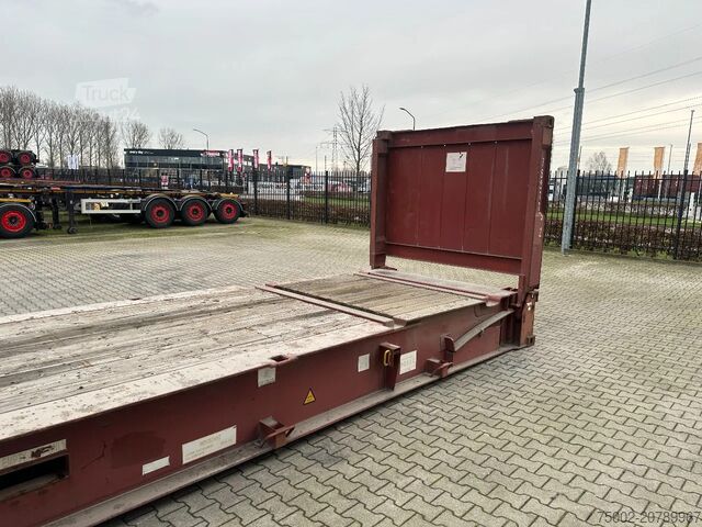 Contentores planos CIMC 40FT FLATRACK FLUSH FOLDING / CSC-test: 12/2027...
