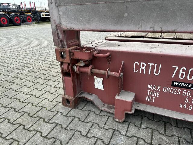 Contentores planos CIMC 40FT FLATRACK FLUSH FOLDING / CSC-test: 12/2027...